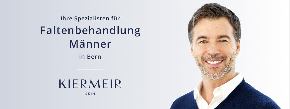 Kiermeir Skin, Faltenbehandlung Mann Bern 